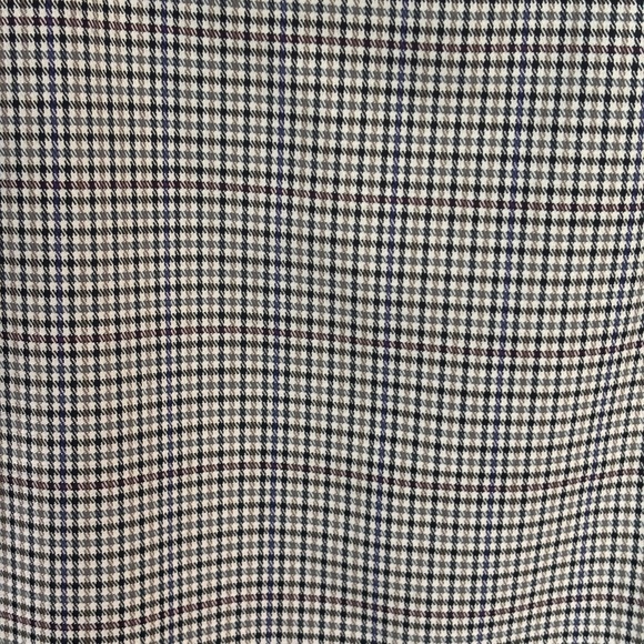 Ann Taylor Plaid Pencil Skirt - Neutral Tan/Cream/Black Size 00P - Picture 9 of 12